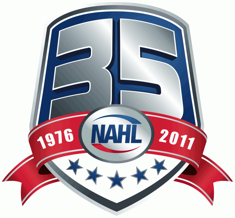 north american hockey league 2011 anniversary logo iron on transfers for T-shirts